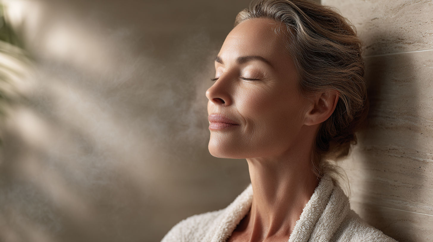 A calm wellbeing moment