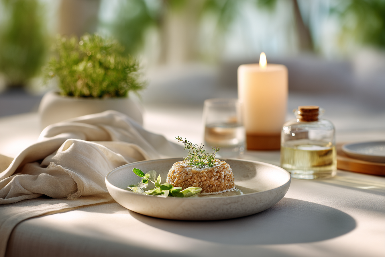 A calm, sensory wellbeing moment